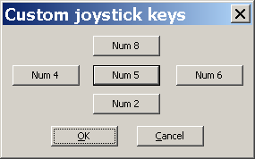 Yape's new joystick setup dialog window